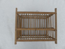 Cage à Grillon bois 19ème siecle 23 x 16 x 19 cm