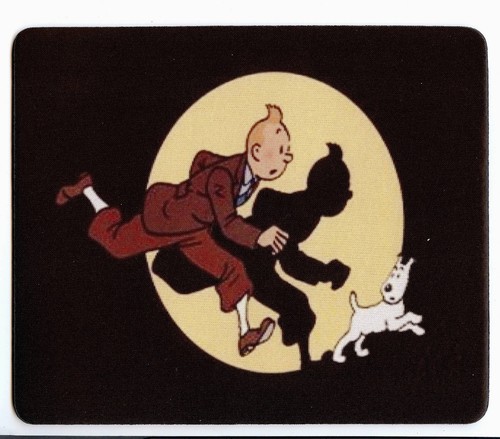 Tintin tapis de souris - de,