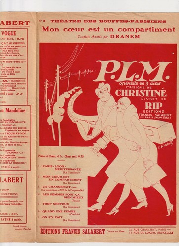 Dranem opérette partition plm - opÉrette,