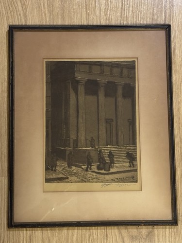 Antique cincinnati etching - antique,