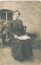 Photo-carte femme âgée