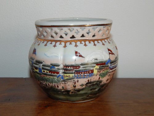 Ancien petit vase pot - petit, en
