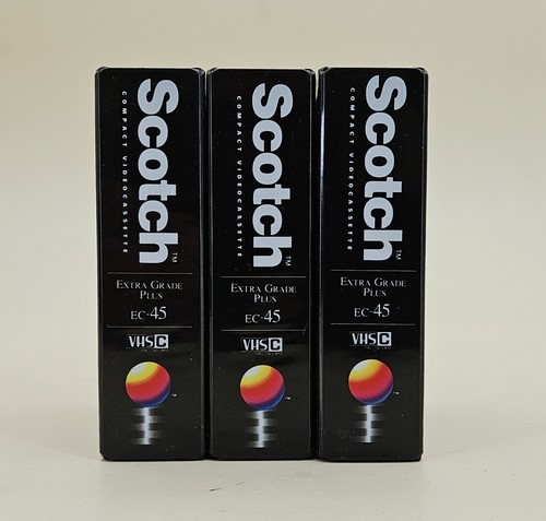 Lot cassette scotch - vhs, c