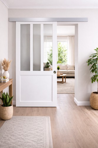 Porte coulissante atelier - porte,