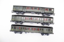 HACHETTE - HO - DE MASSINI - 3 VOITURES ROMILLY 2° CLASSE TYPE BDtmyp - SNCF -