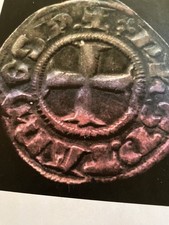 Grèce/ France - Denier Philippe De Tarente  1294/1313