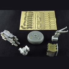 Jeu de détails pour modèle d'hélicoptère AH-64 Apache LongBow (résine, Photoe...