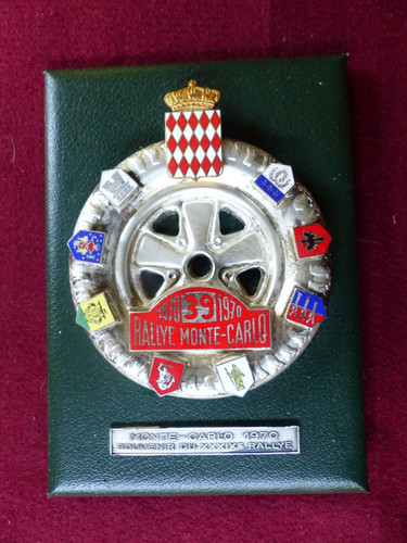 Trophée plaque émaillée - trophée,