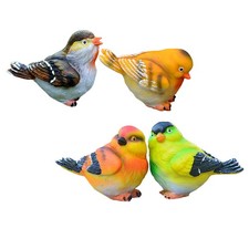  4 PCS Oiseaux Decoratifs En