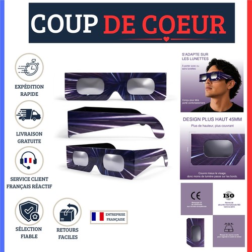 Lunettes éclipse solaire - , 6