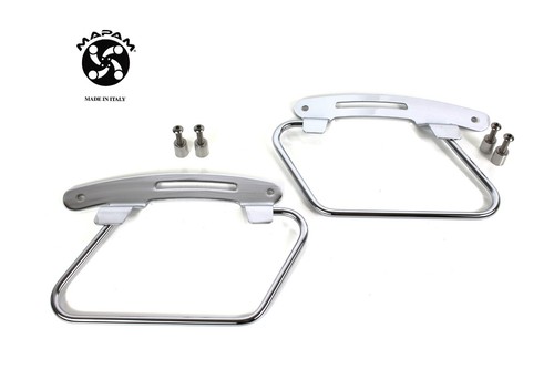 Chrome saddle bag supports - saddle,