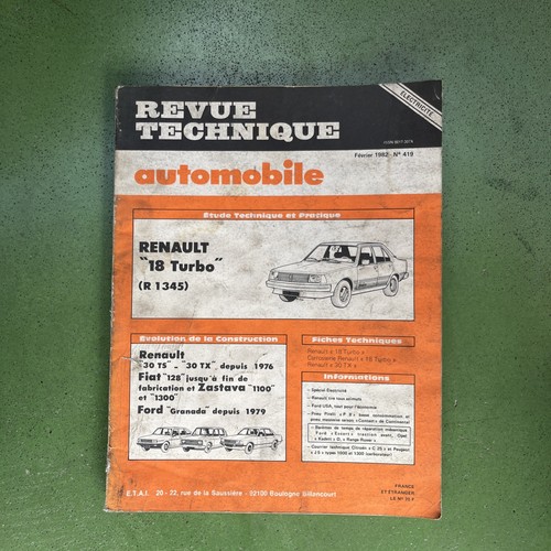Revue technique automobile - revue,