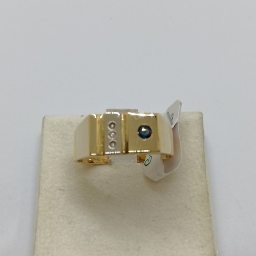 Bague homme jaune et - bague, en