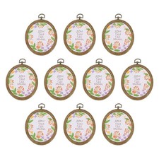 10 Cercles À Broder 3.9"x3.1"