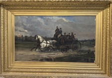 La Diligence - 1866 -  James Alexander WALKER (1838-1898)