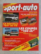 SPORT AUTO N°291 4/1986 POLO G40 ALFA 75 SAAB 9000 i T16 ALPINA C2 F1 BRESIL