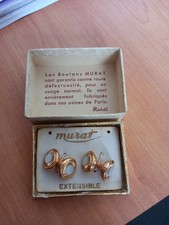 Boutons de manchettes anciens MURAT