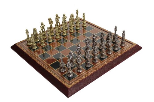 Jeu échecs métal italfama - métal,
