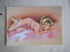 MICHEL GOURDON  carte postale  Girls  Pinup 1