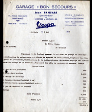 SAINT-MALO 35: CONCESSIONNAIRE VESPA ,SCOOTER AUTO "PANSART" CITROEN 2CV réparée