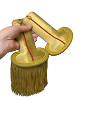 Paire d'épaulettes de sous officier de l'infanterie de marine.