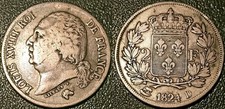 Louis XVIII - 2 francs argent