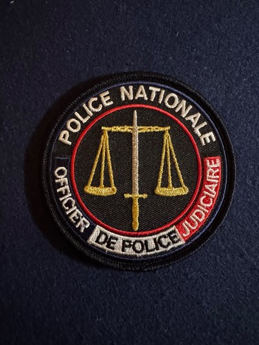 Ecusson officier police - officier, de