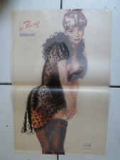 POSTER  CENTRAL  DU   Magazine  STARS et VEDETTES  avec PIN-UP de carol  9