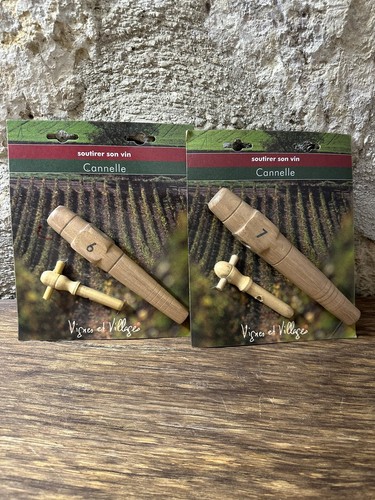 Ancien robinet bois - ancien, en
