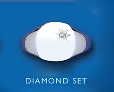 Bague chevalière coussin