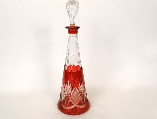 Carafe vin cristal taillé - carafe,