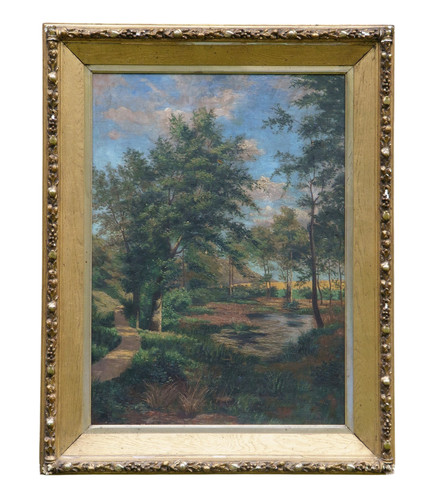 Huile sur toile - la,