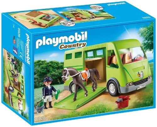 Playmobil cavalier avec van - playmobil,