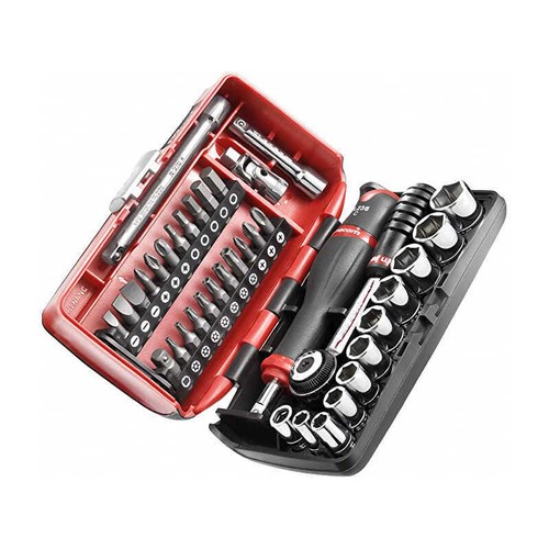 Coffret douilles avec - de, 1/4"