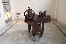 SELLE WESTERN CUIR ADULTE