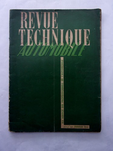 Revue technique automobile - revue,