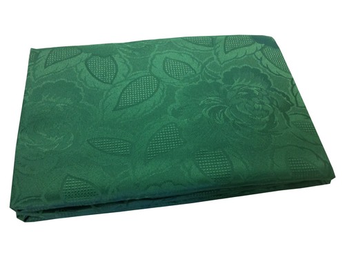 Nappe damassée rose - rose, vert