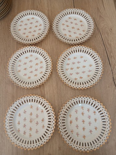 Assiettes porcelaine saxe - 6,