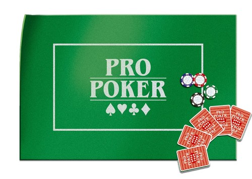 Pro poker table top green - poker,