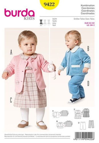 Burda enfants 9422 unisexe - burda,