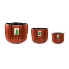 Set de pots de fleurs ronds