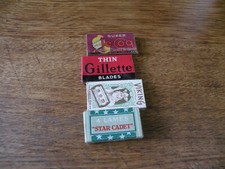 4 boites 2 sous blister 5 lames rasoir Le Coc Star Cadet Viking Gillette