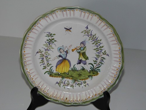 Assiette ancienne faience - assiette,