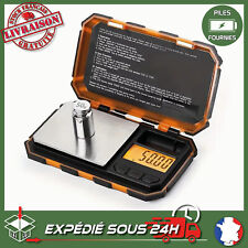 Balance numérique pro de précision 200g 0,01g - Acier inox + Poids 50g +6 unités