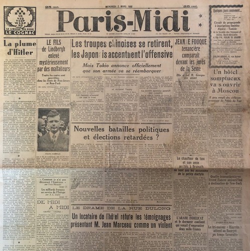Journal paris midi - journal, paris-midi
