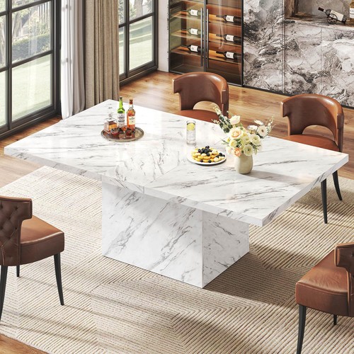Table rectangulaire 160cm - 160cm, faux