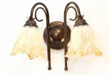 Applique Murale Classique Fer Forgé Rouille Brun Giorgia / AP2