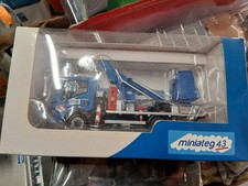 MINIATURE RENAULT MAXITY EDF AVEC NACELLE ELEVATRICE 1/43 ELIGOR 