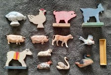 Animaux de la ferme plombs creux, bois,... / BF - Blancherie Frères
