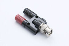 1PCS BNC Male to Dual Banana Adapter perfect For Elecraft KX3 Yaesu FT-817